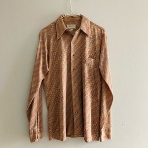 Vintage Pattern 70s Button-up